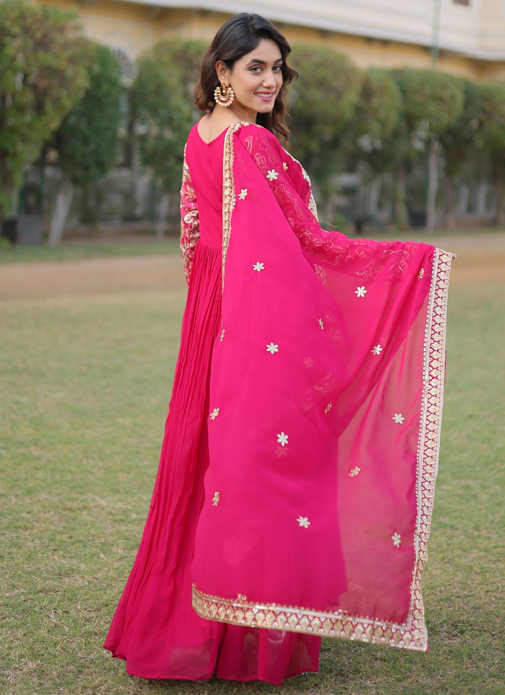 Faux Georgette Gown - G1354