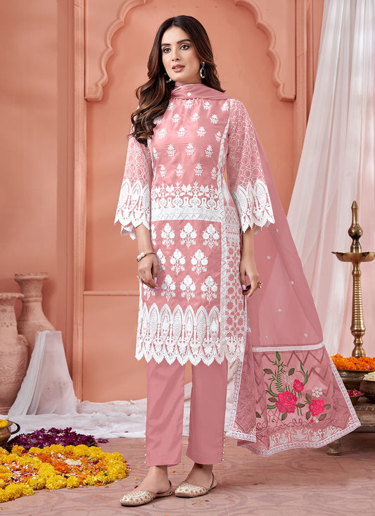 Organza Salwar Suit - T1290
