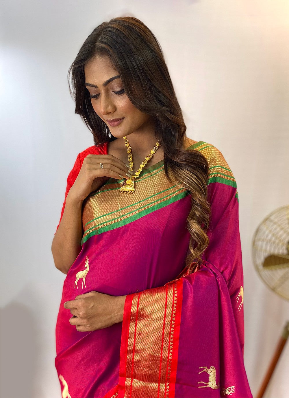 Classic Woven Silk Saree - S8442