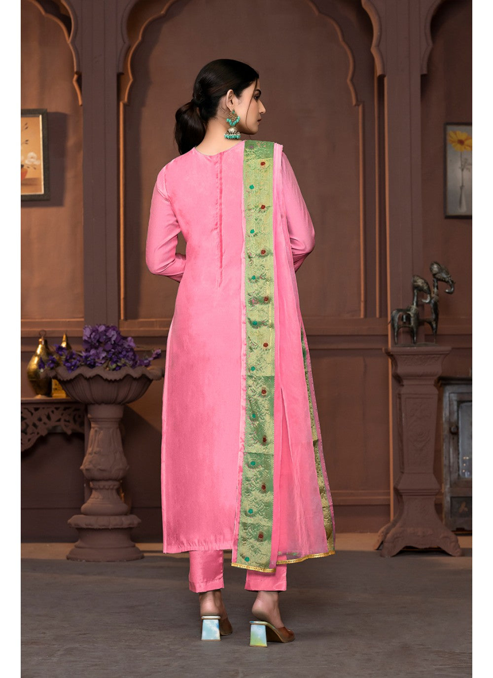Cotton Palazzo Suit - T3437