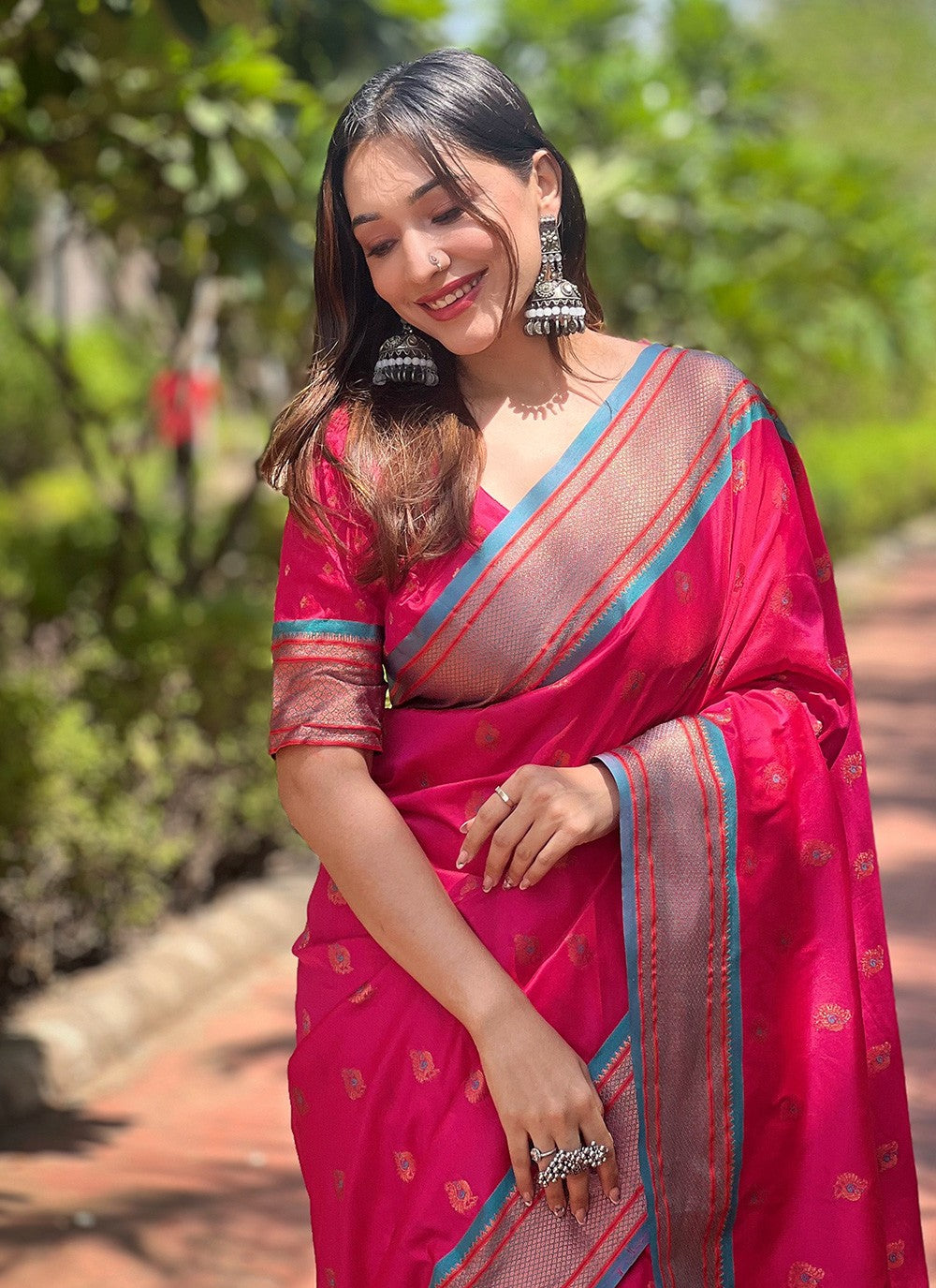 Classic Woven Silk Saree - S8072