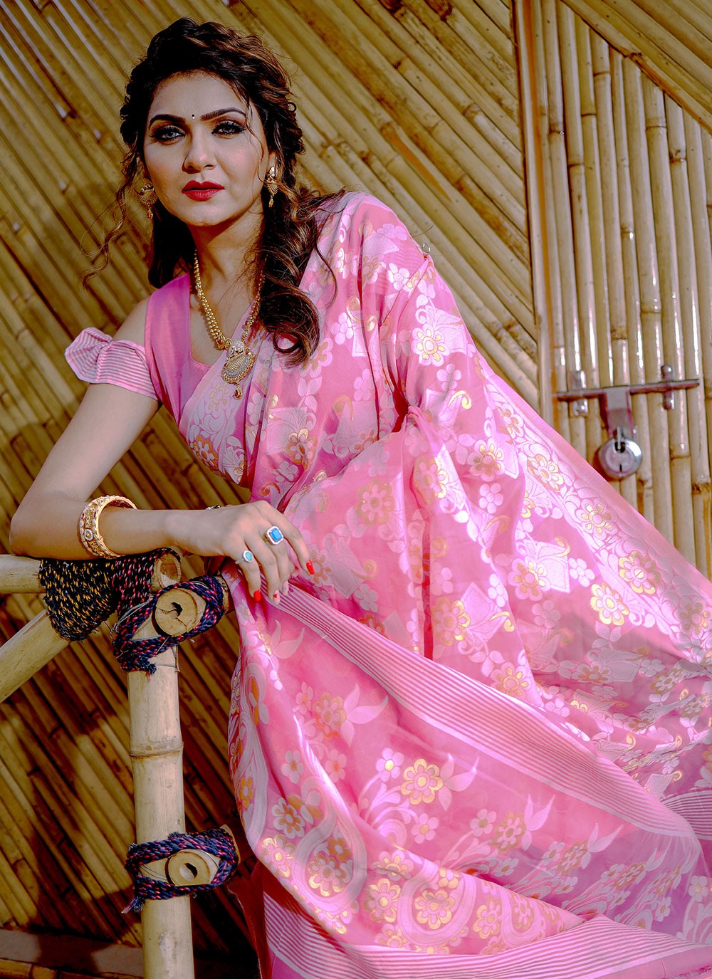 Classic Woven Cotton Saree - S6053