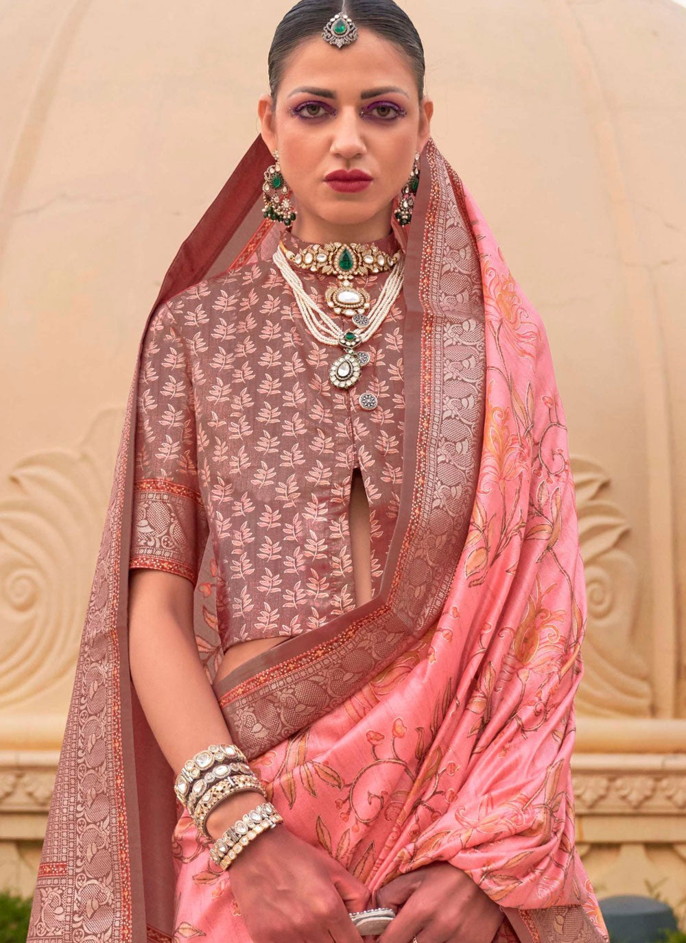 Classic Border Work Silk Saree - S7277