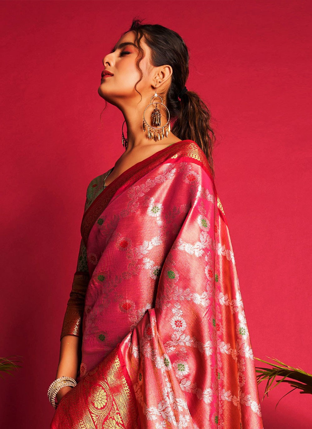 Contemporary Woven Kanjivaram Silk Saree - S3103
