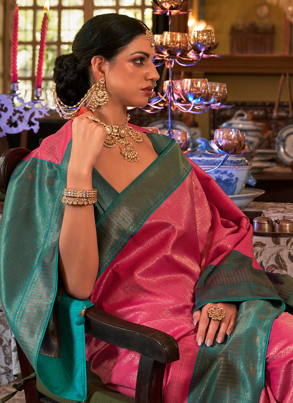 Designer Weaving Zari Kanjivaram Silk Saree - S3139