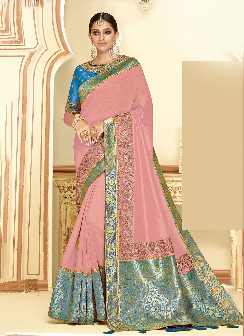 Trendy Cord Silk Saree - S4994
