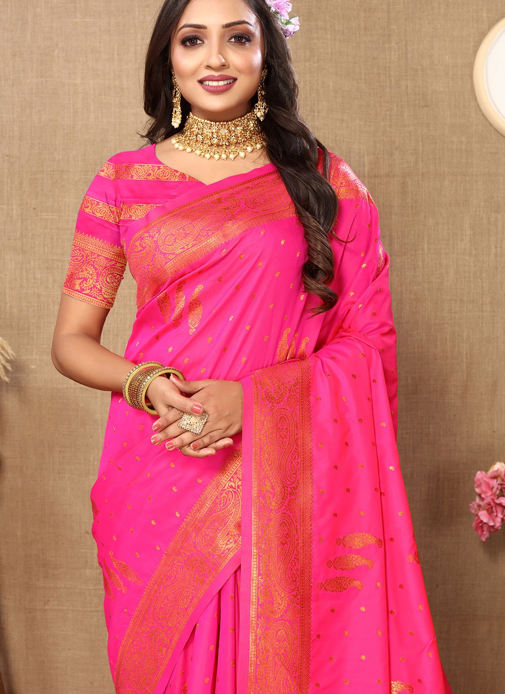 Classic Weaving Zari Silk Saree - S5472