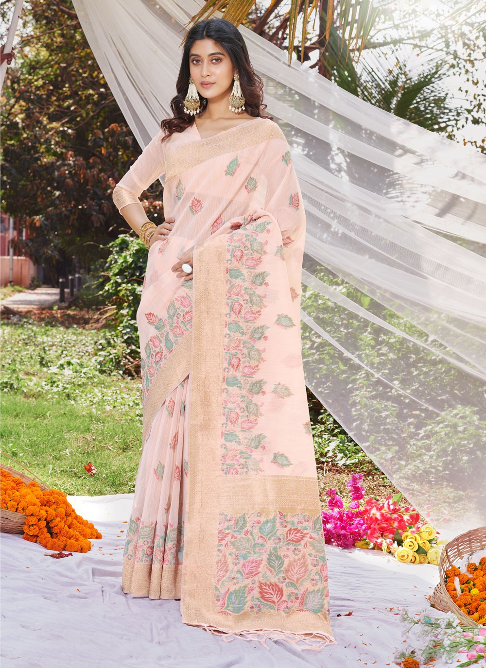 Trendy Thread Cotton Saree - S5947