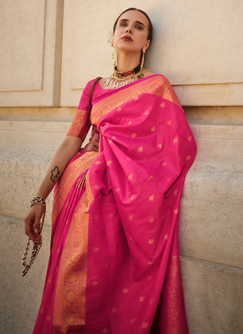 Classic Weaving Zari Silk Saree - S4917