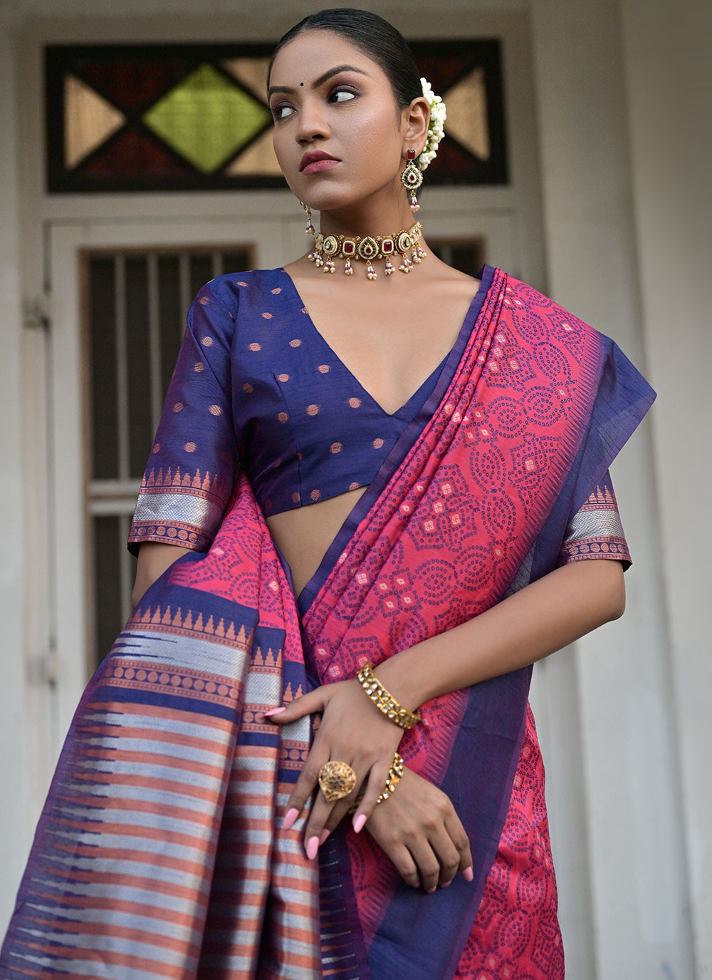 Classic Woven Raw Silk Saree - S6668