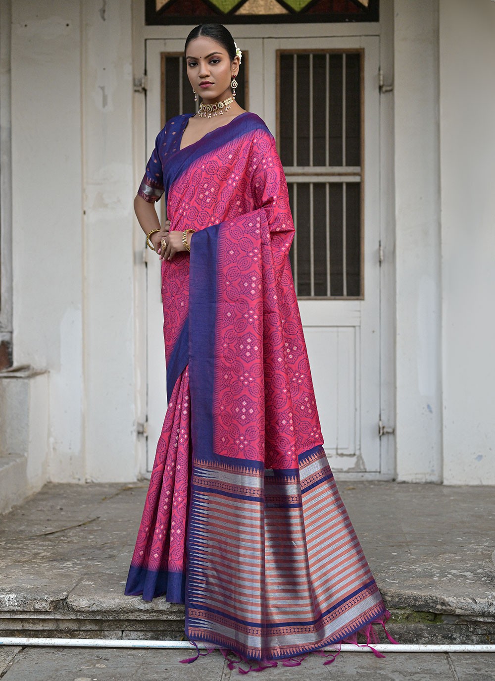 Classic Woven Raw Silk Saree - S6668
