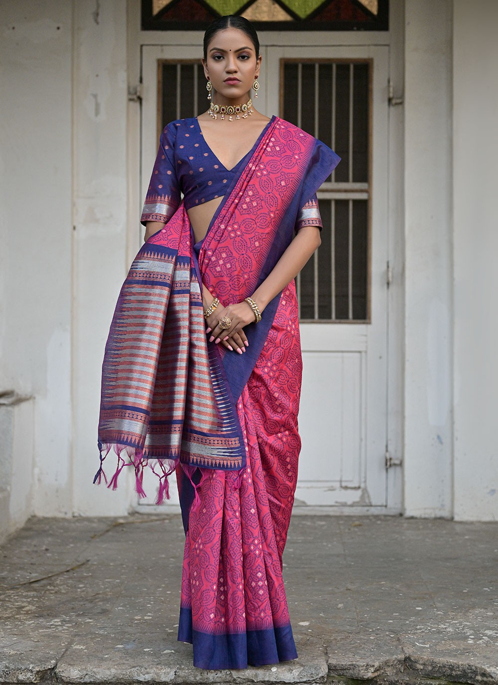 Classic Woven Raw Silk Saree - S6668
