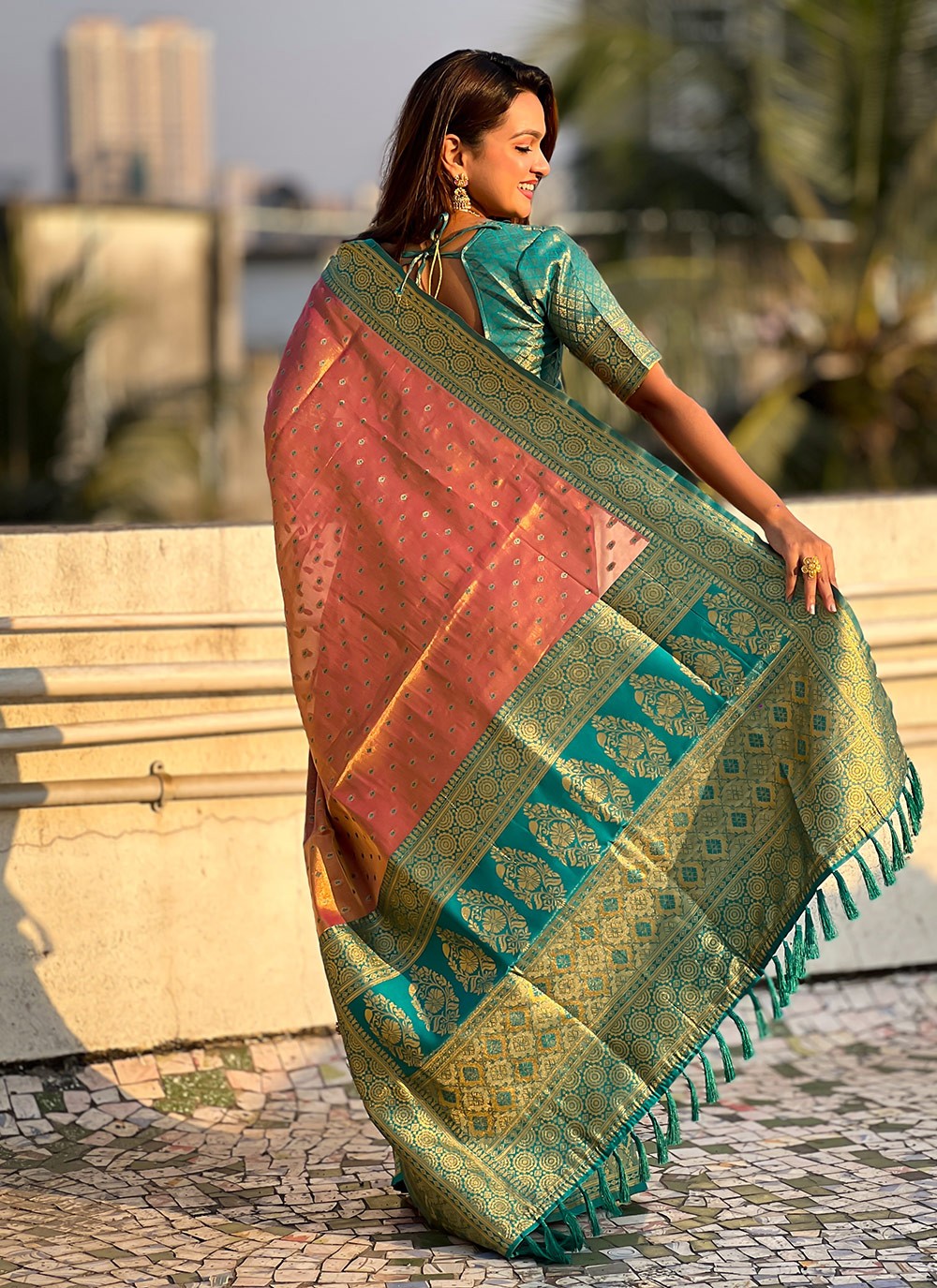Woven, Zari Silk Saree - S11817