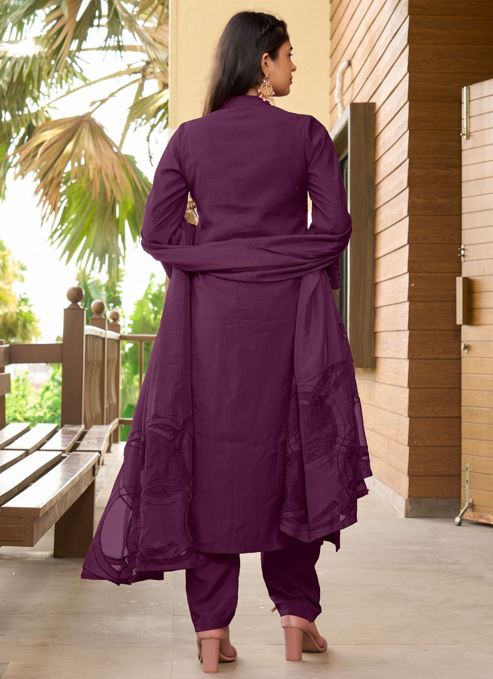 Art Silk Salwar Suit - T3746