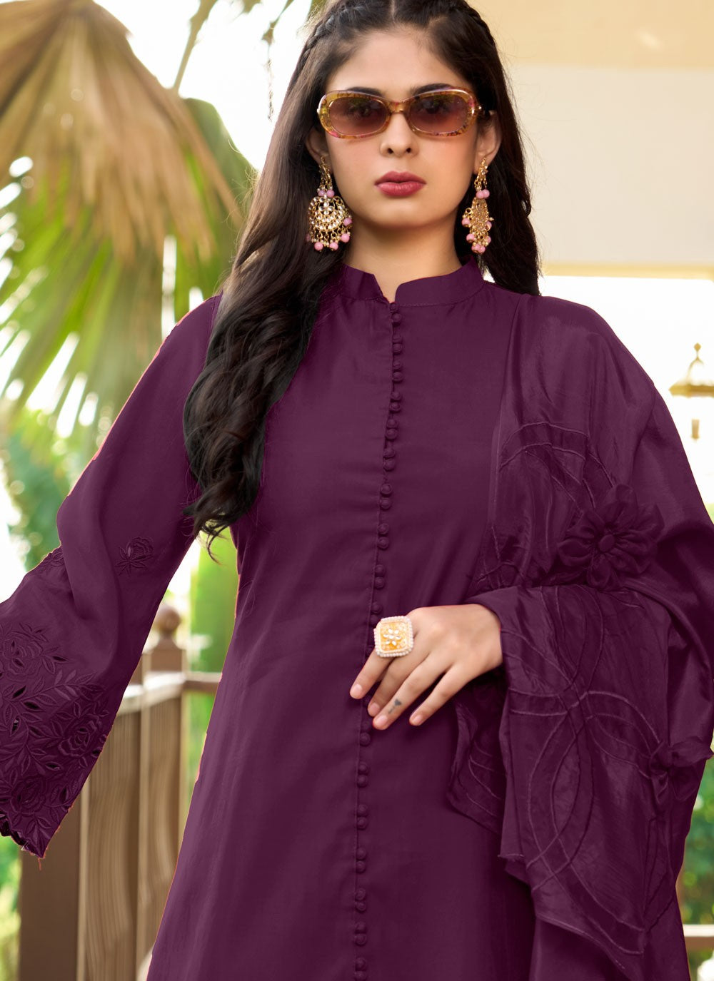 Art Silk Salwar Suit - T3746