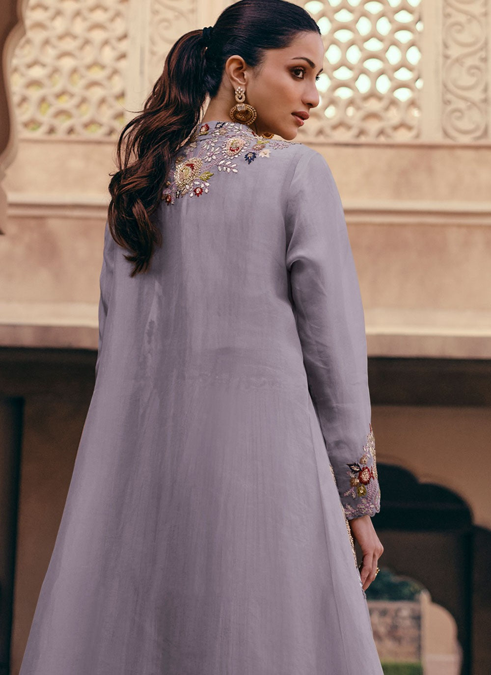 Chinon Mehandi & Sangeet, Reception Readymade Lehenga Choli L3639