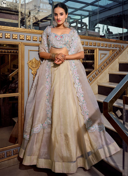 Crush Ceremonial, Festival, Mehandi & Sangeet A - Line Lehenga L3646