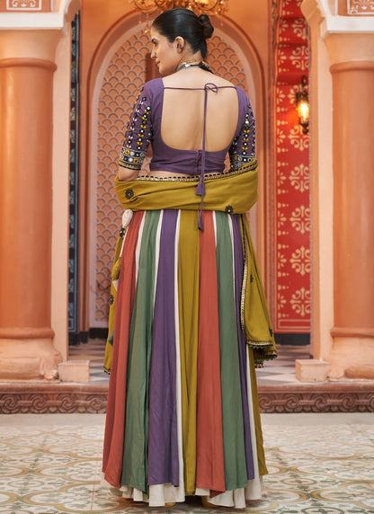 Plain Rayon, Viscose Readymade Lehenga Choli - L2205