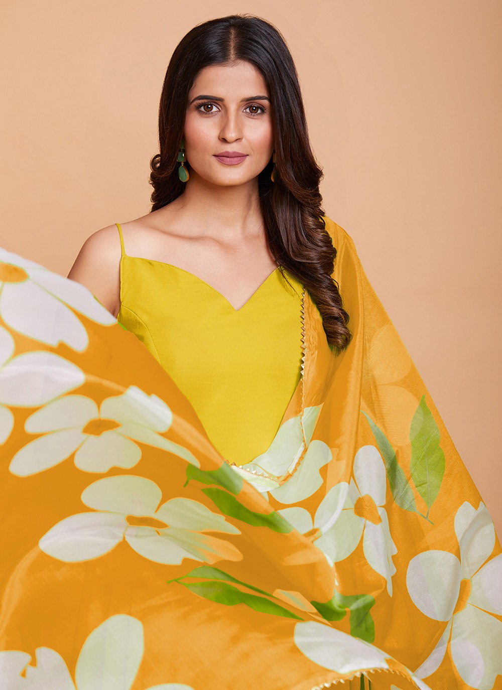 Faux Georgette Gown - G1157