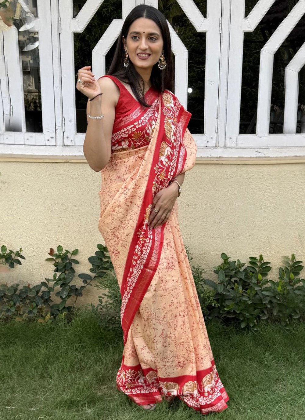 Printed Crepe Silk Saree - S11753