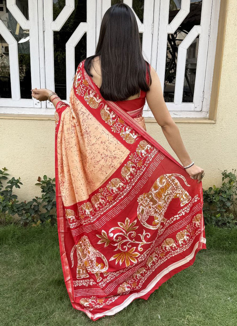 Printed Crepe Silk Saree - S11753