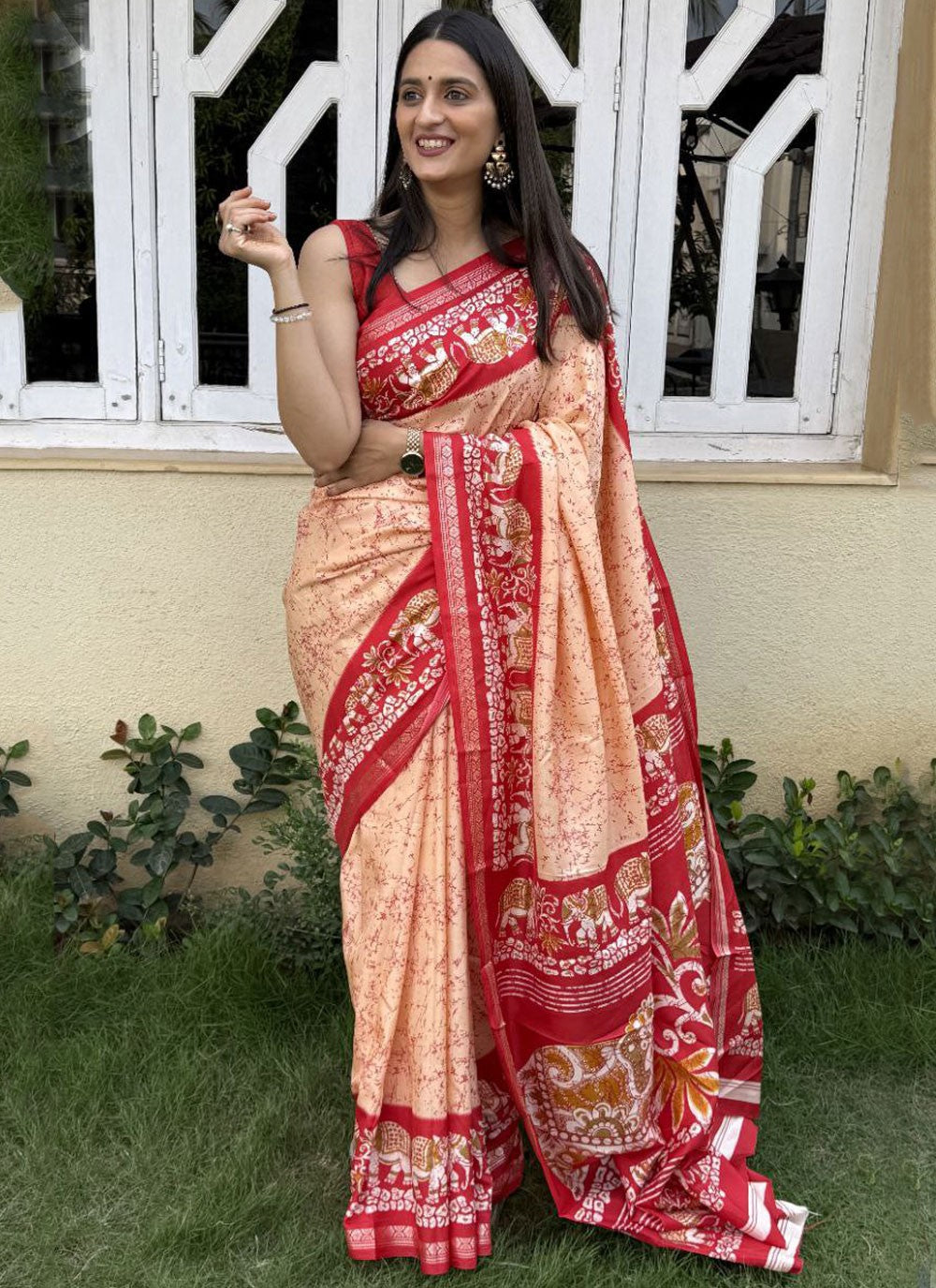 Printed Crepe Silk Saree - S11753