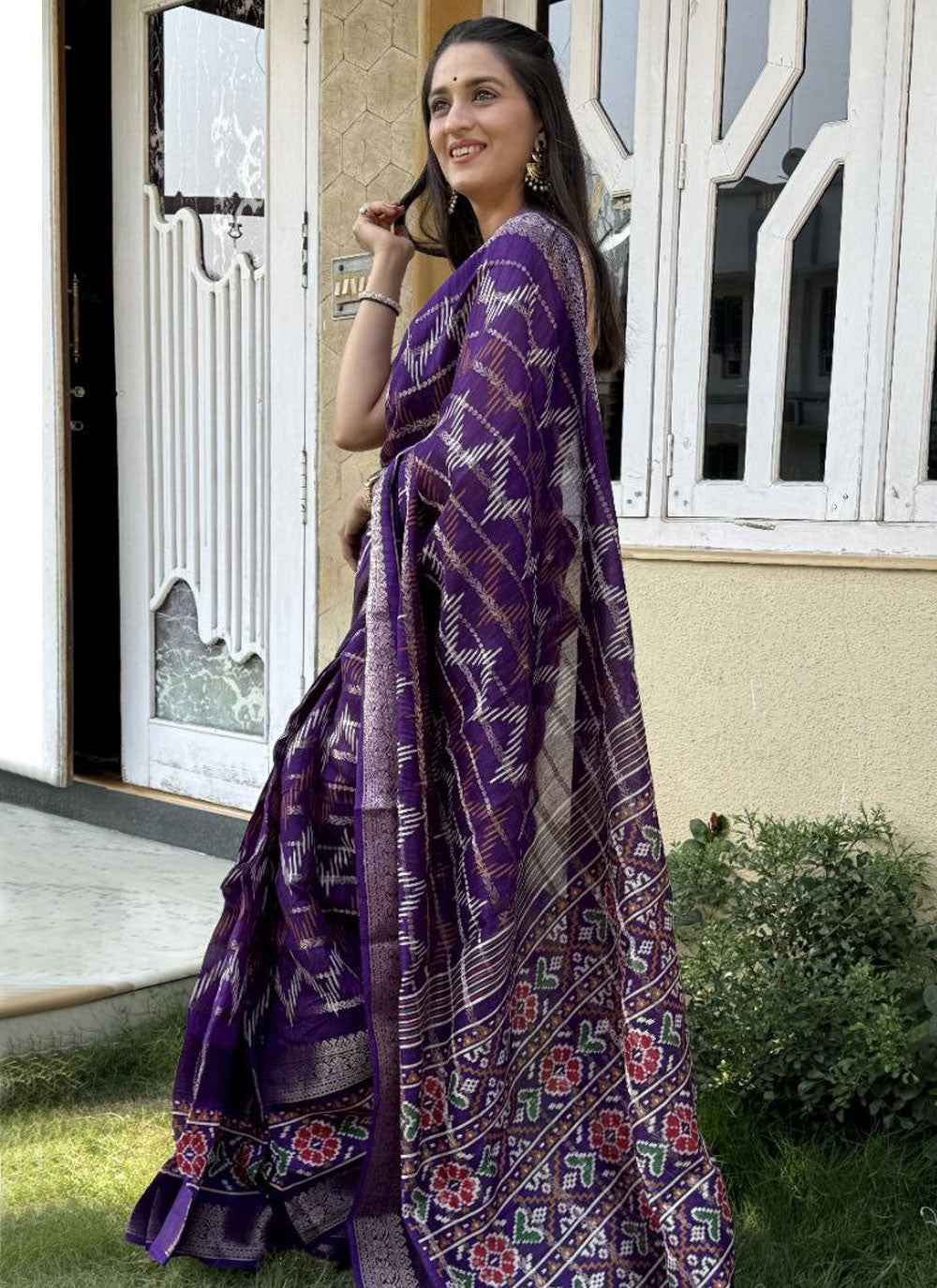 Printed Cotton Silk Saree - S11962