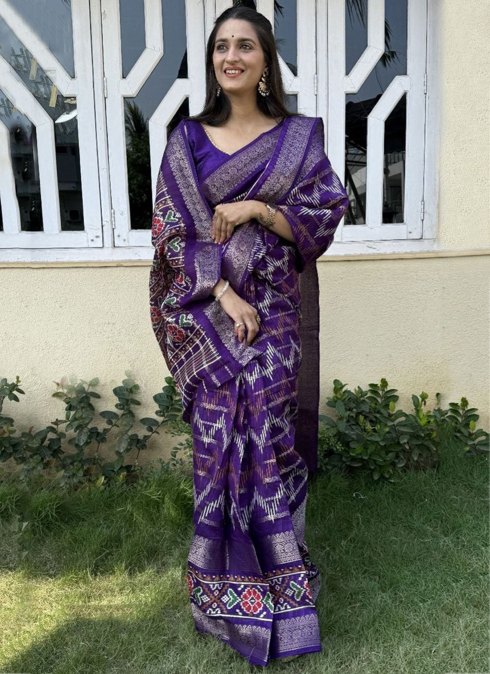 Printed Cotton Silk Saree - S11962