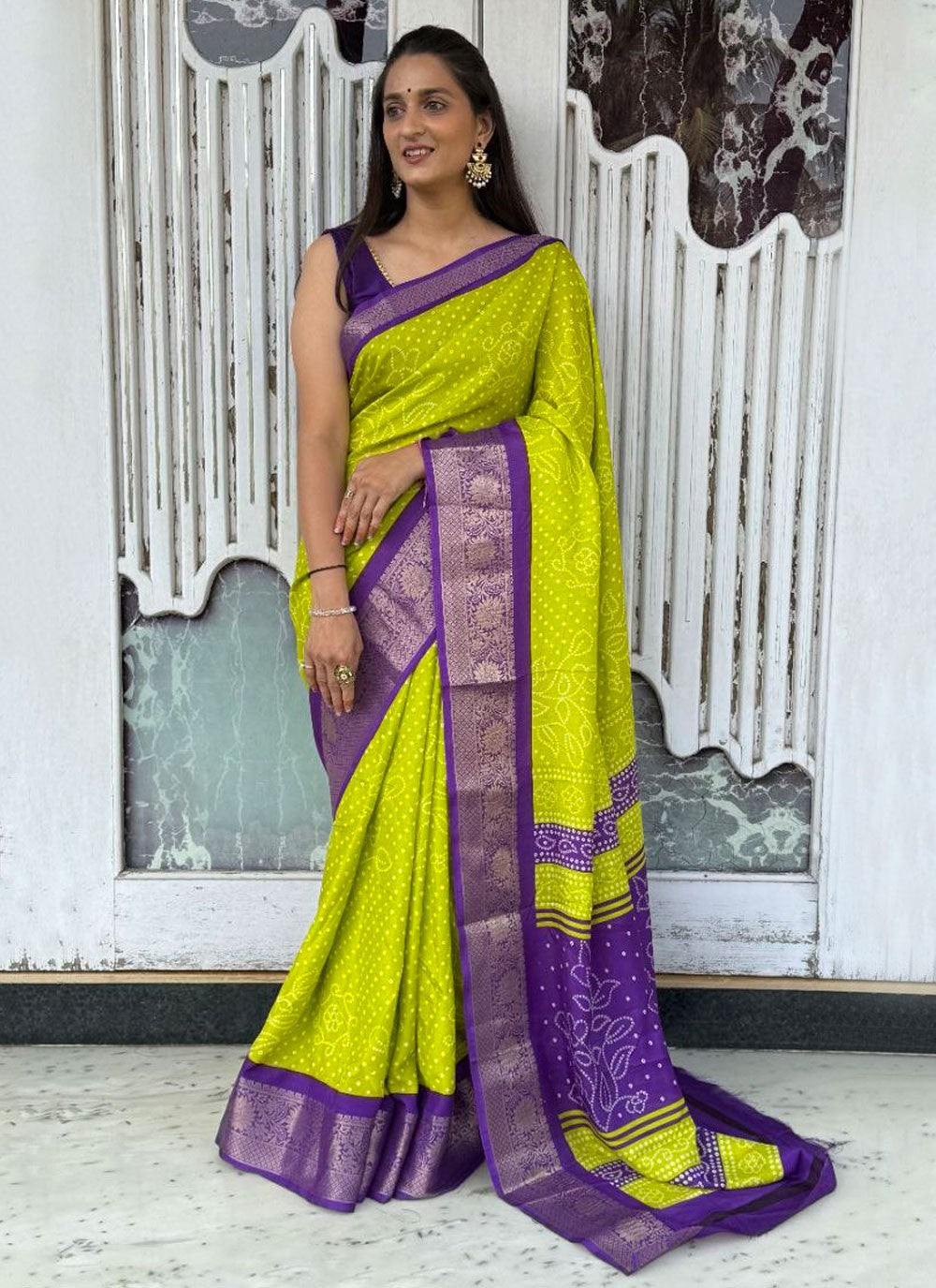 Printed Crepe Silk Saree - S11727