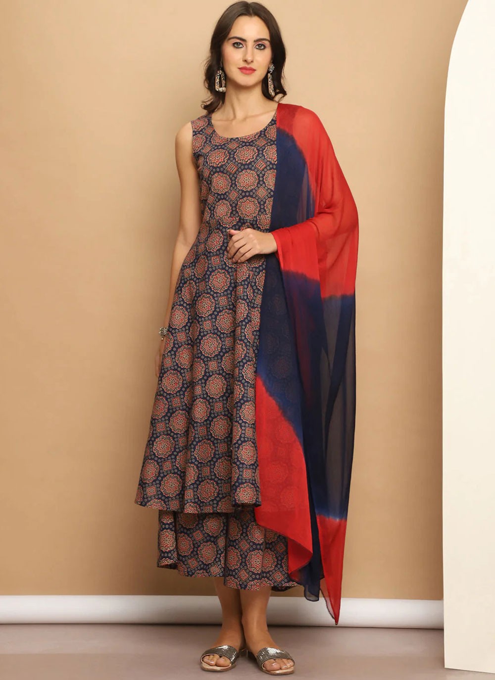 Blended Cotton Salwar Suit - T3972