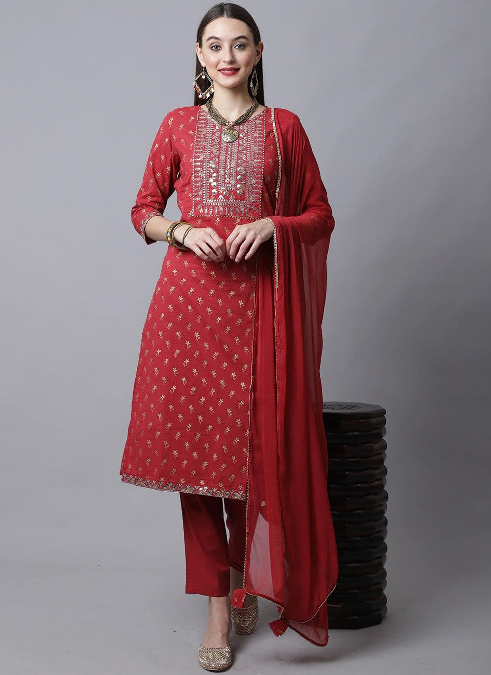 Cotton Salwar Suit - T881