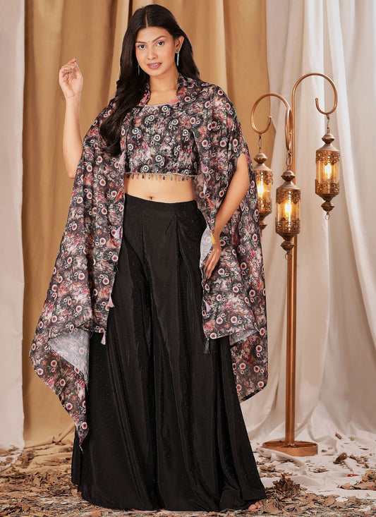 Salwar Suit Floral Printed Multi Colour Pure Crepe T5517
