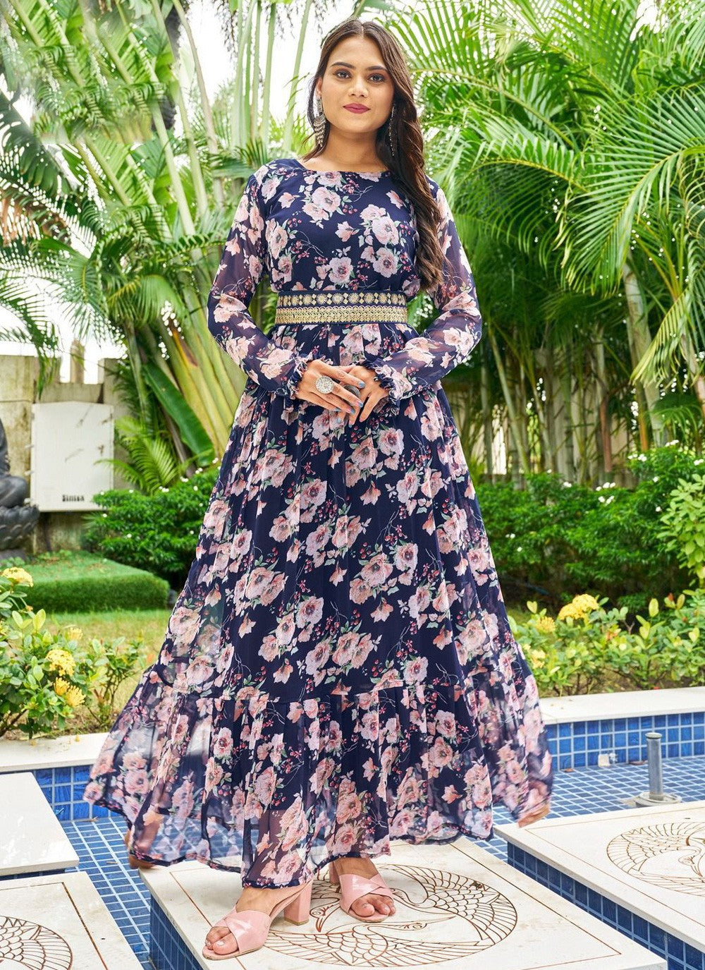 Georgette Gown - G1194