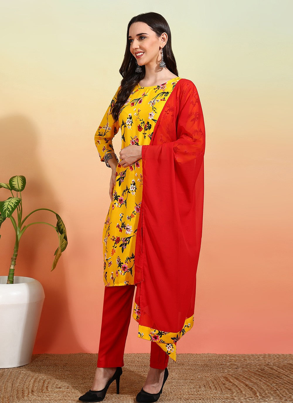 Archive Printed 316237 Yellow T6668