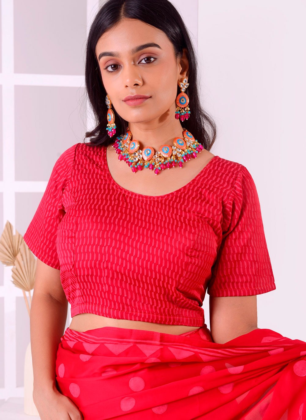 Classic Border Work Georgette Saree - S7887