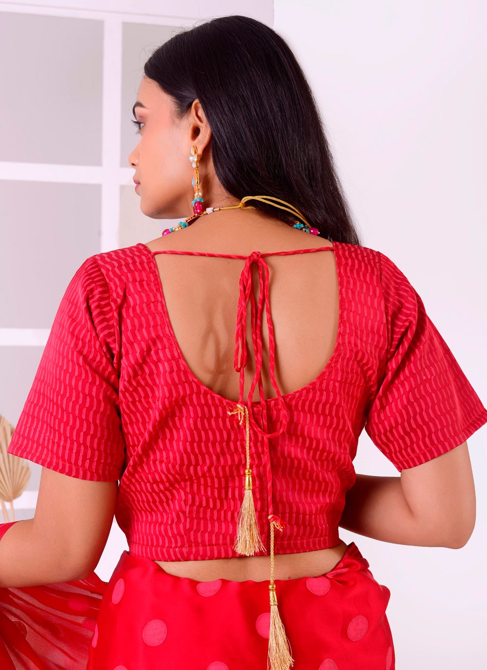 Classic Border Work Georgette Saree - S7887