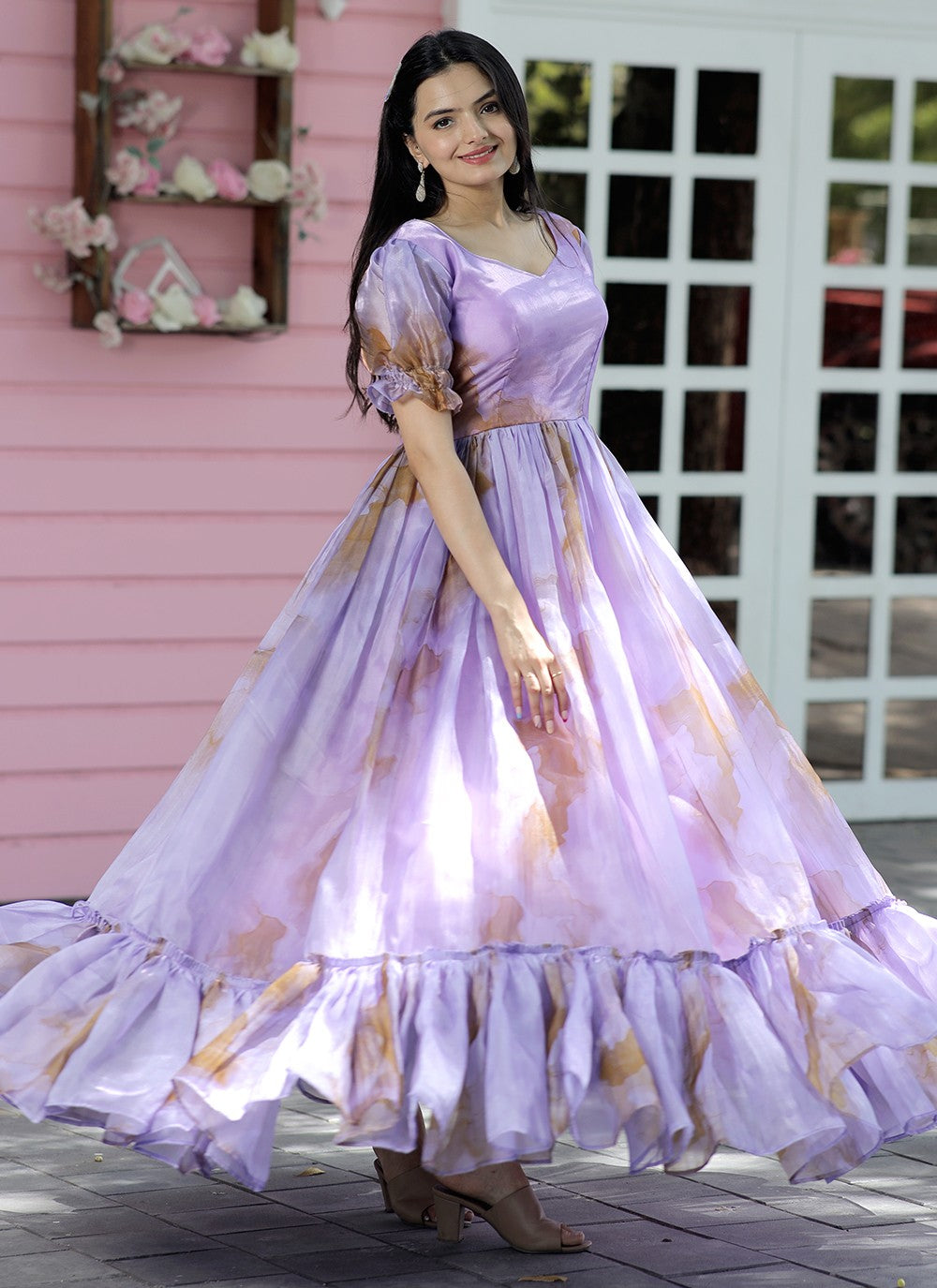 Silk Gown - G1143