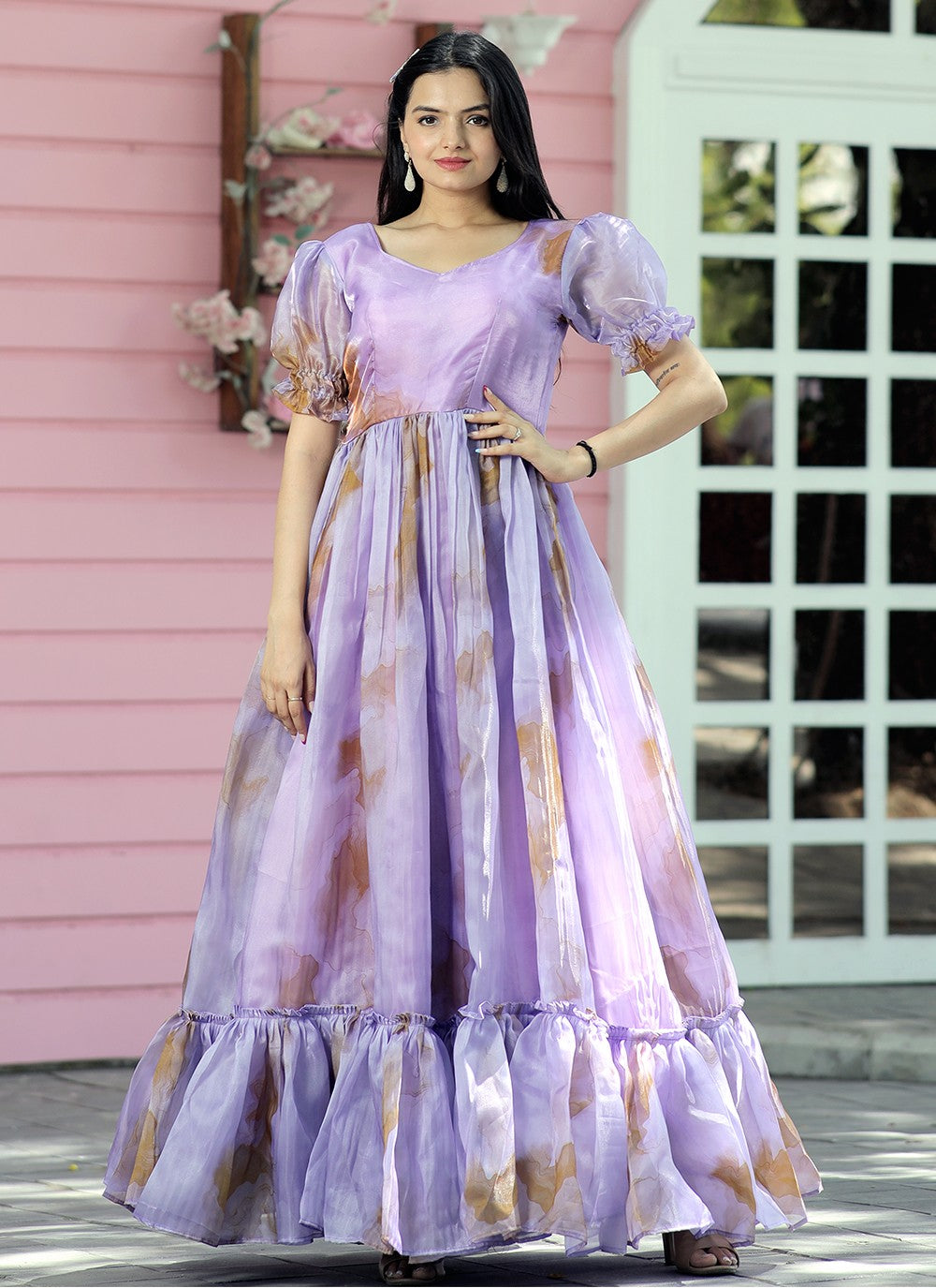 Silk Gown - G1143