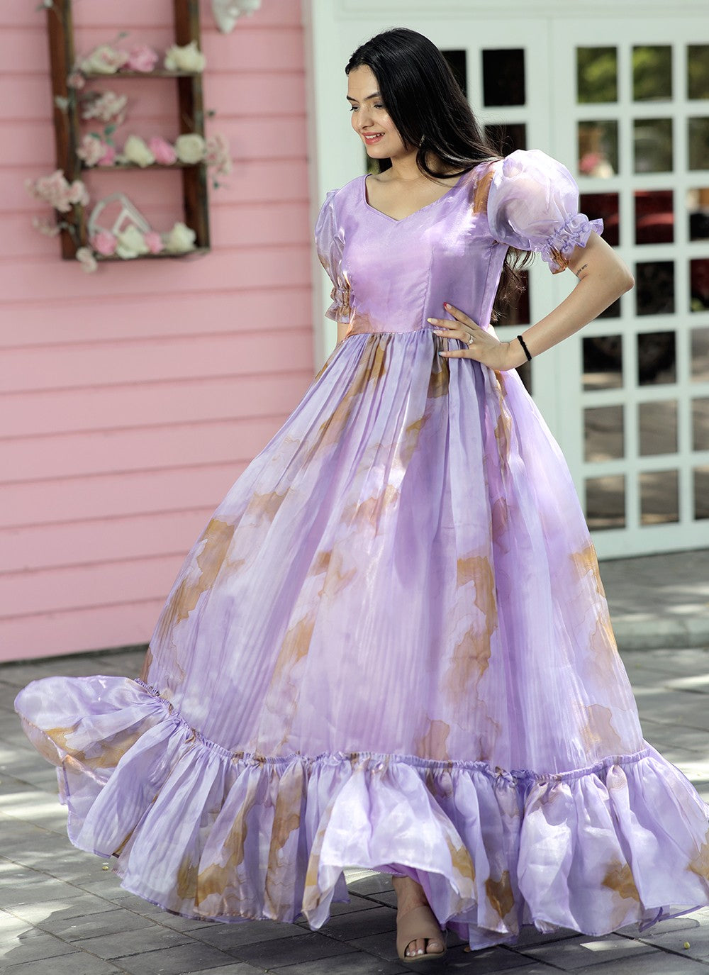 Silk Gown - G1143