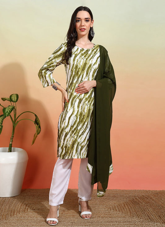 Archive Printed 316240 Green T6671