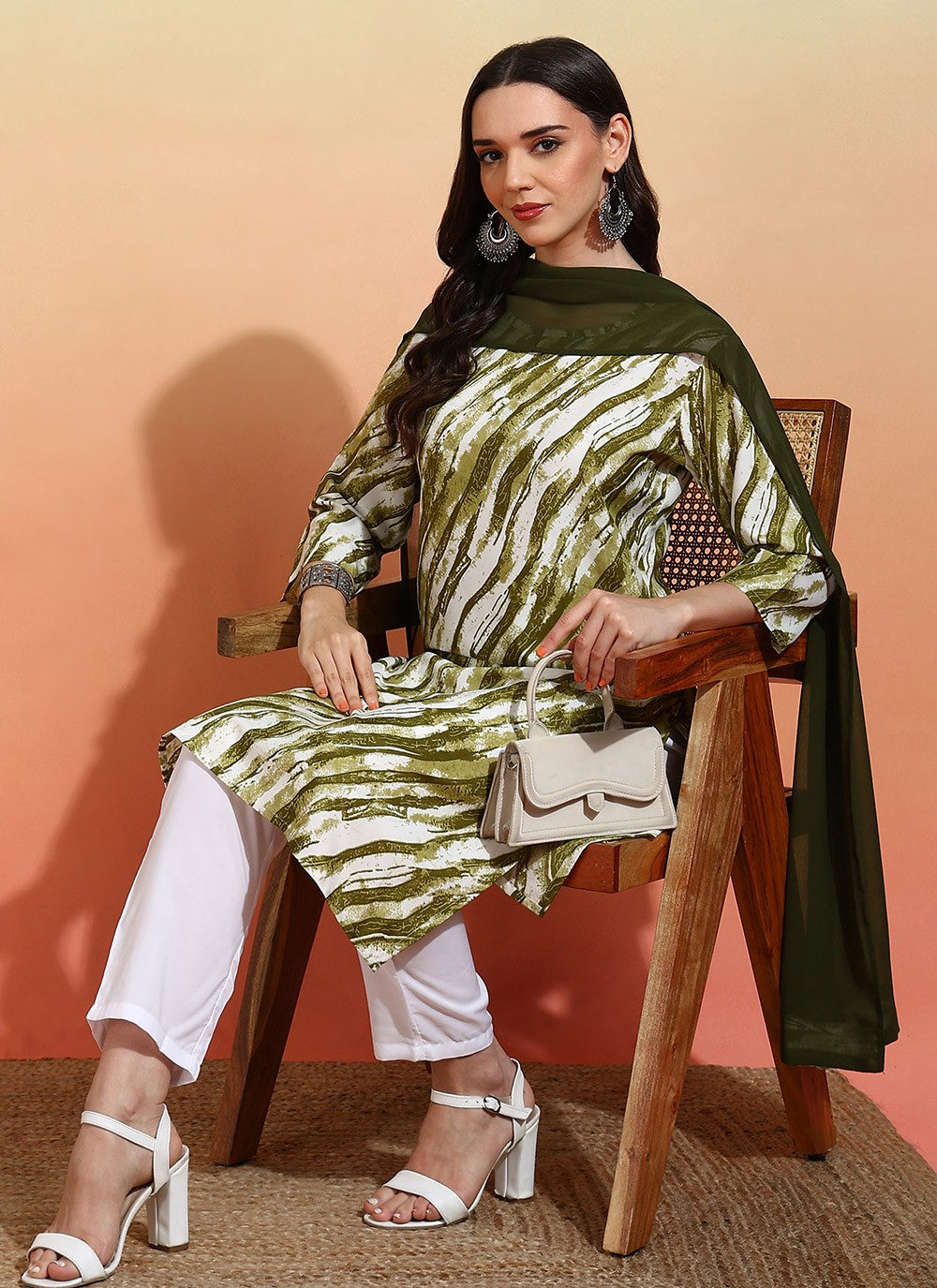 Archive Printed 316240 Green T6671