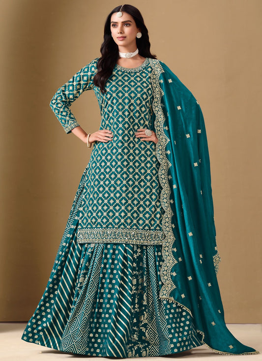 Pure Dola Festival, Mehandi & Sangeet Readymade Lehenga Choli L3604