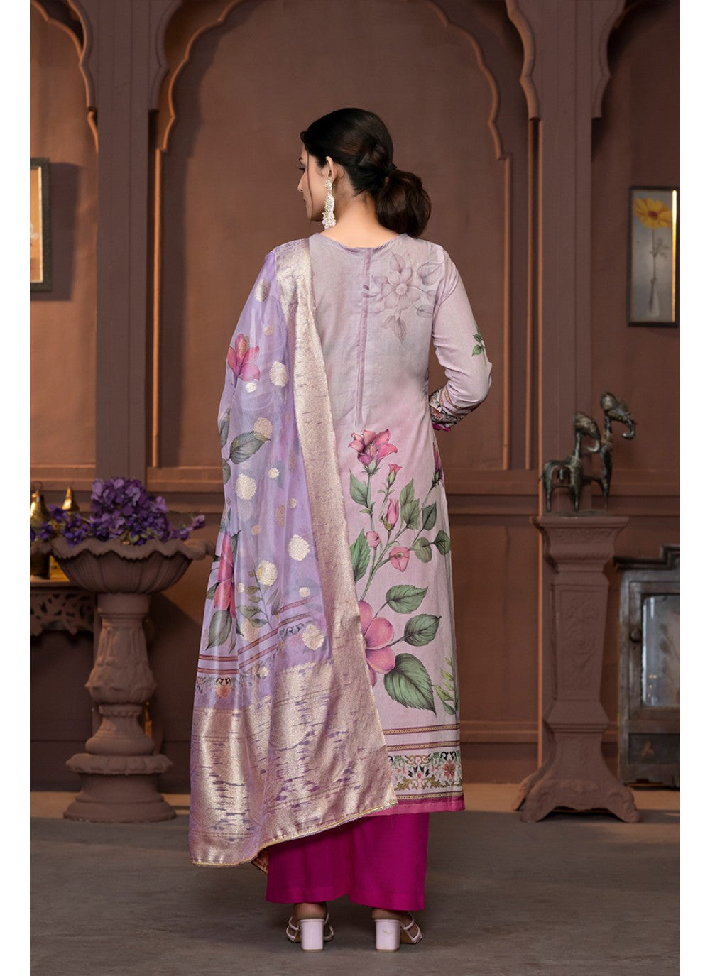 Cotton Palazzo Suit - T3437