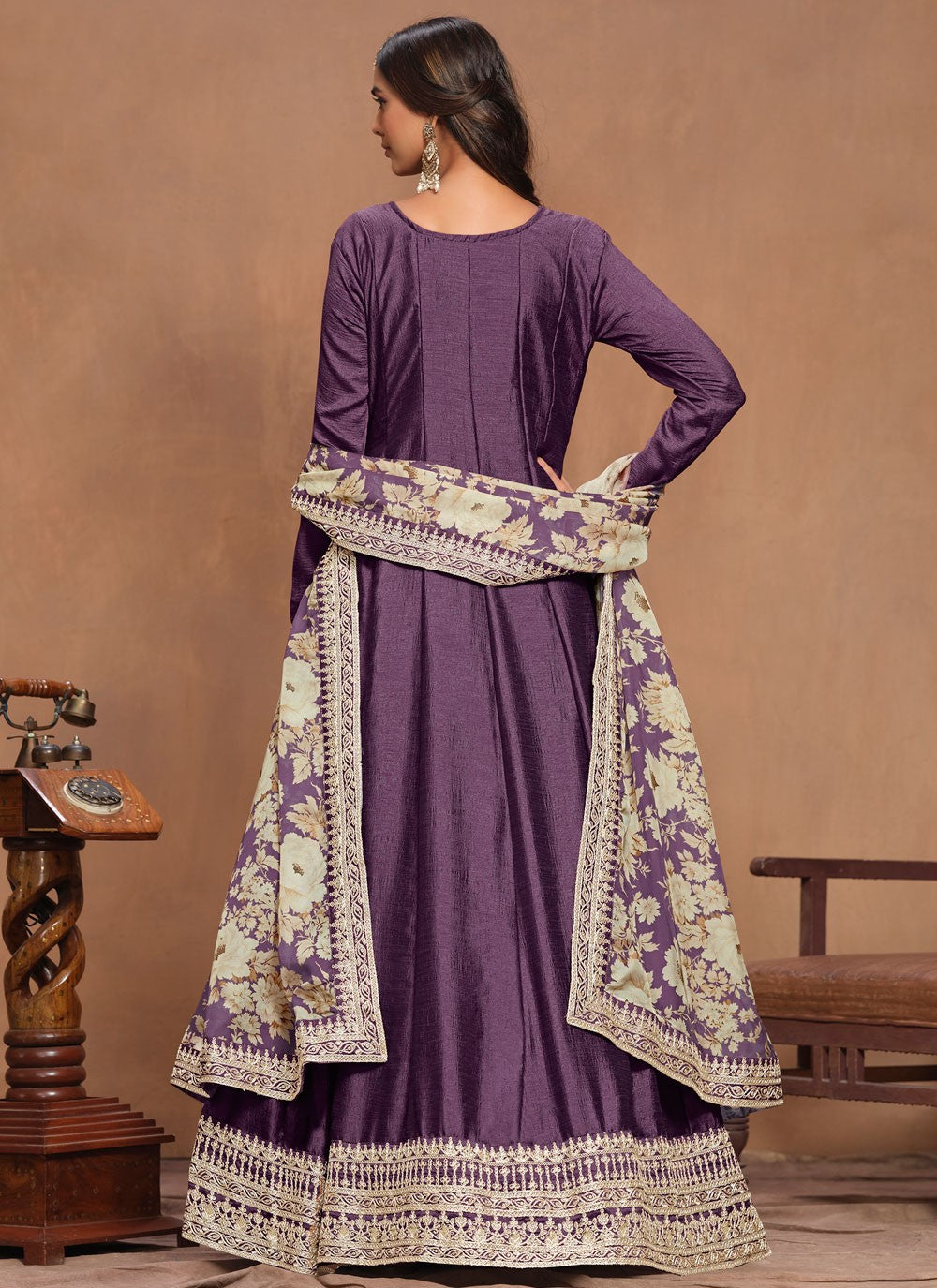 Art Silk Gown - G1582