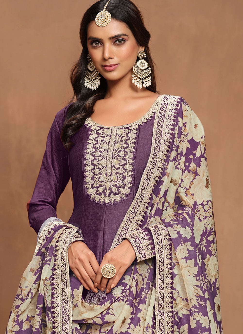 Art Silk Gown - G1582