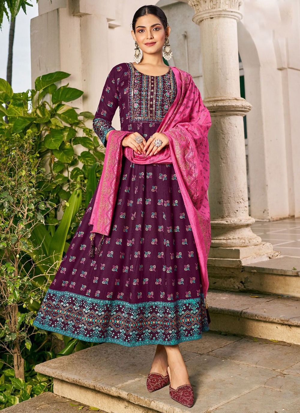 Rayon Gown - G1675
