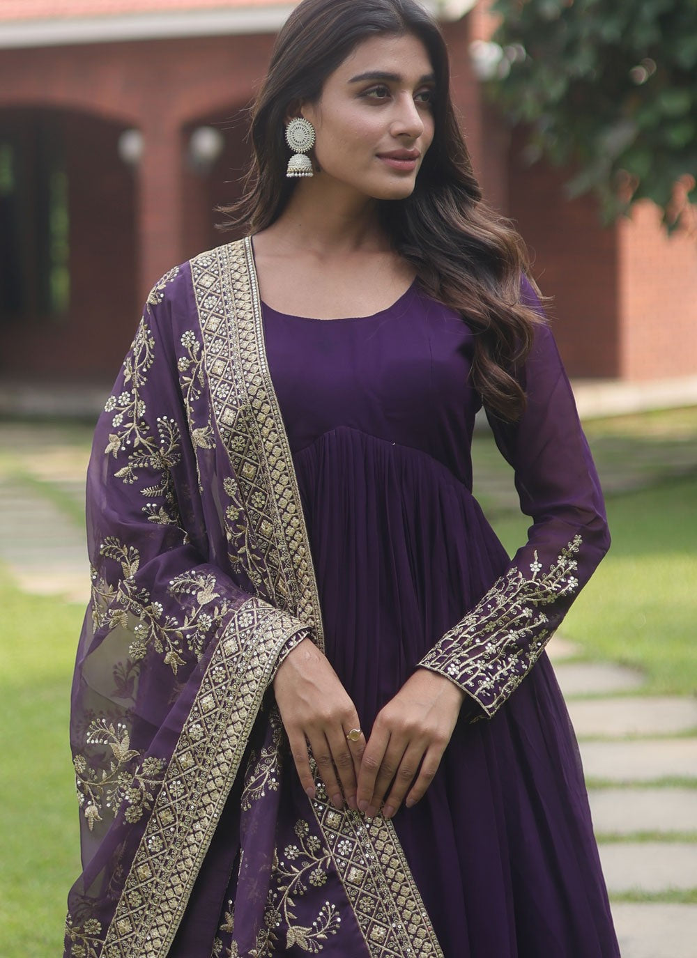 Faux Georgette Gown - G1251