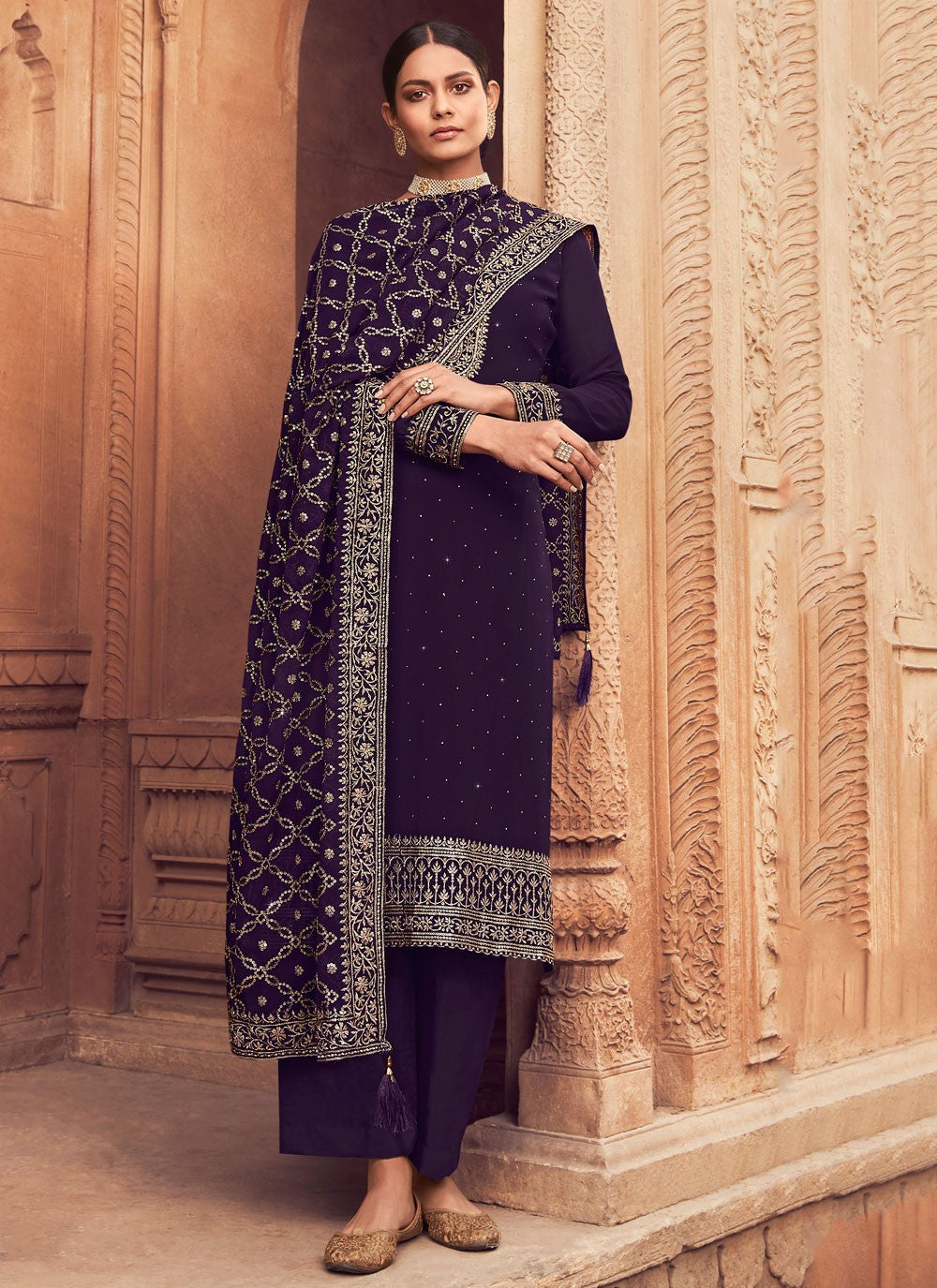 Georgette Salwar Suit - T943