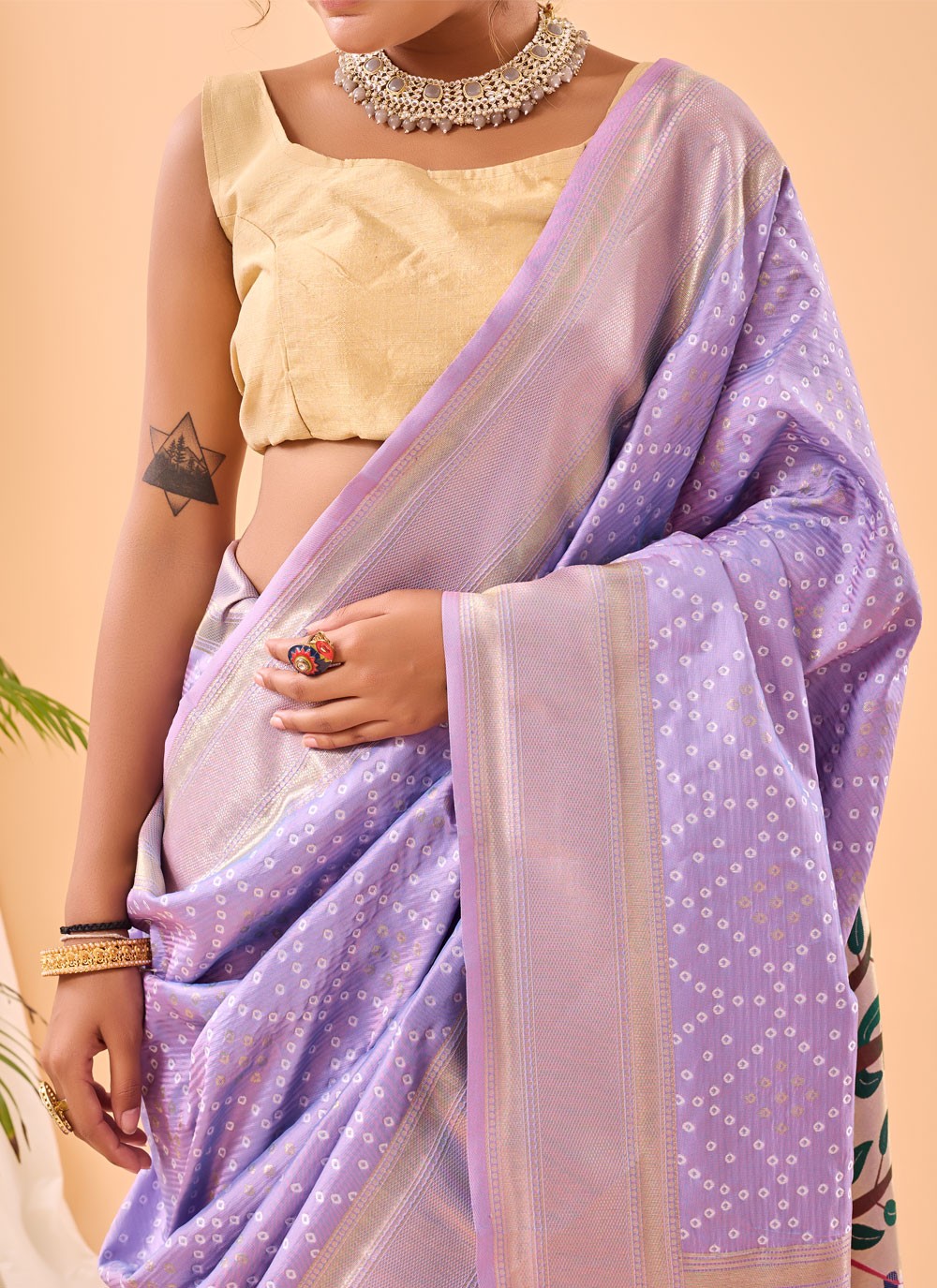 Classic Woven Silk Saree - S4397