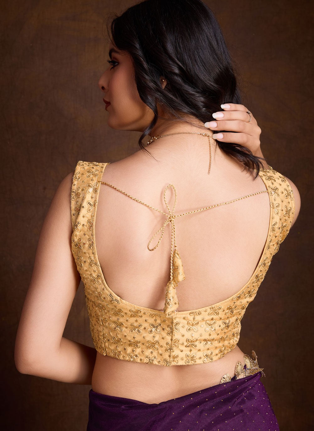 Classic Border Work Silk Saree - S8363